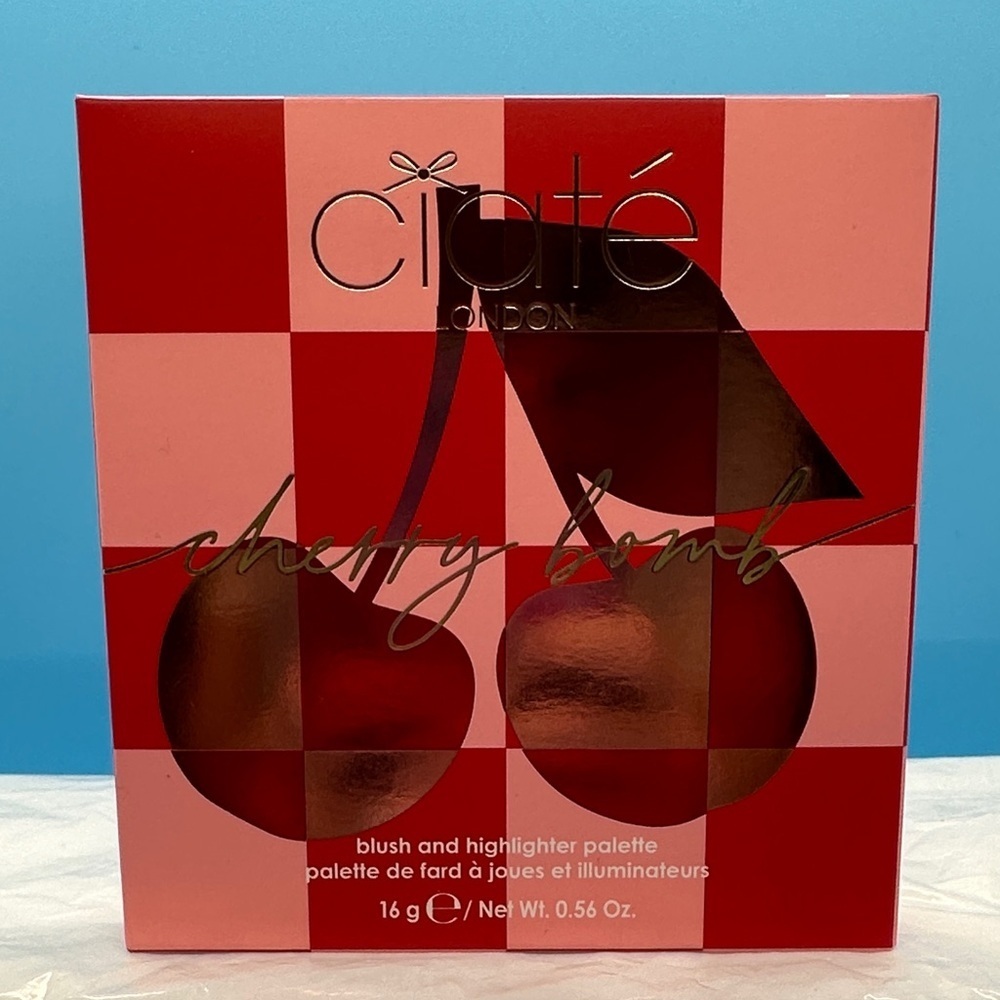 Ciaté London Cherry Bomb Blush and Highlighter Palette